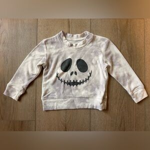 ☠️ Kids Tie-Dye Sweatshirt with Skull Design.